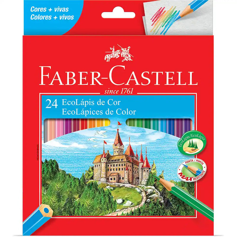 Lápis de Cor - FABER CASTELL (24 cores)